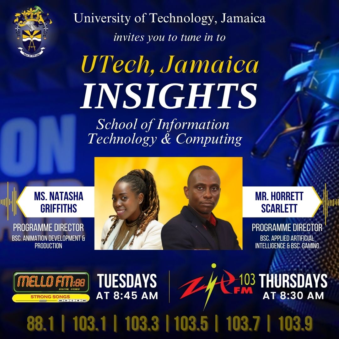 Meet Mr. Horrett Scarlett (Applied AI &amp; Gaming) and Miss Natasha Griffiths (Animation) as they share how these exciting programmes are shaping future tech + creative leaders.

🎙️Tues 8:45 AM – <a href="/MELLOFM_88/">MELLO FM</a> 
🎙️Thurs 8:30 AM – <a href="/zip103fm/">Official Zip 103FM</a>