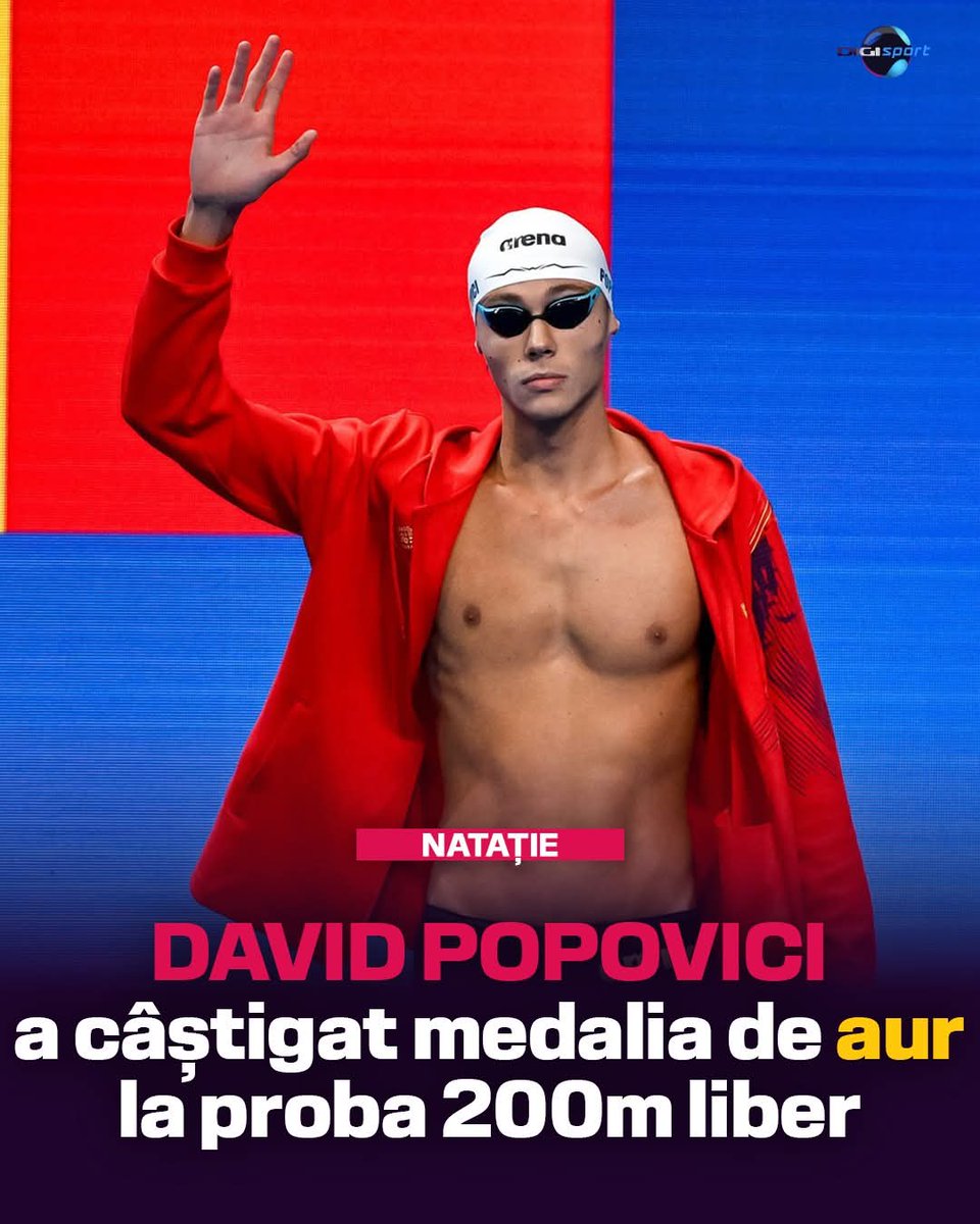 Singurul roman despre care ar trebui discutat azi.

Reprezentare la cel mai înalt nivel și un campion care arată ca se poate și când țara îți oferă cât mai puțin posibil.

Felicitări David Popovici 🫡