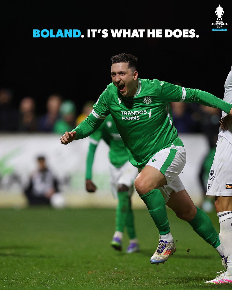 Hahn Australia Cup (@australiacup) on Twitter photo FIFTEEN goals in the Hahn #AustraliaCup - the competitionโs all-time leading scorer ๐ฅ
A famous brace from Liam BOLAND fires <a href="/OlympicKingsway/">Olympic Kingsway SC</a> to a major cupset over Melbourne Victory ๐ฎโ๐จ
#MagicOfTheCup FIFTEEN goals in the Hahn #AustraliaCup - the competitionโs all-time leading scorer ๐ฅ
A famous brace from Liam BOLAND fires <a href="/OlympicKingsway/">Olympic Kingsway SC</a> to a major cupset over Melbourne Victory ๐ฎโ๐จ
#MagicOfTheCup