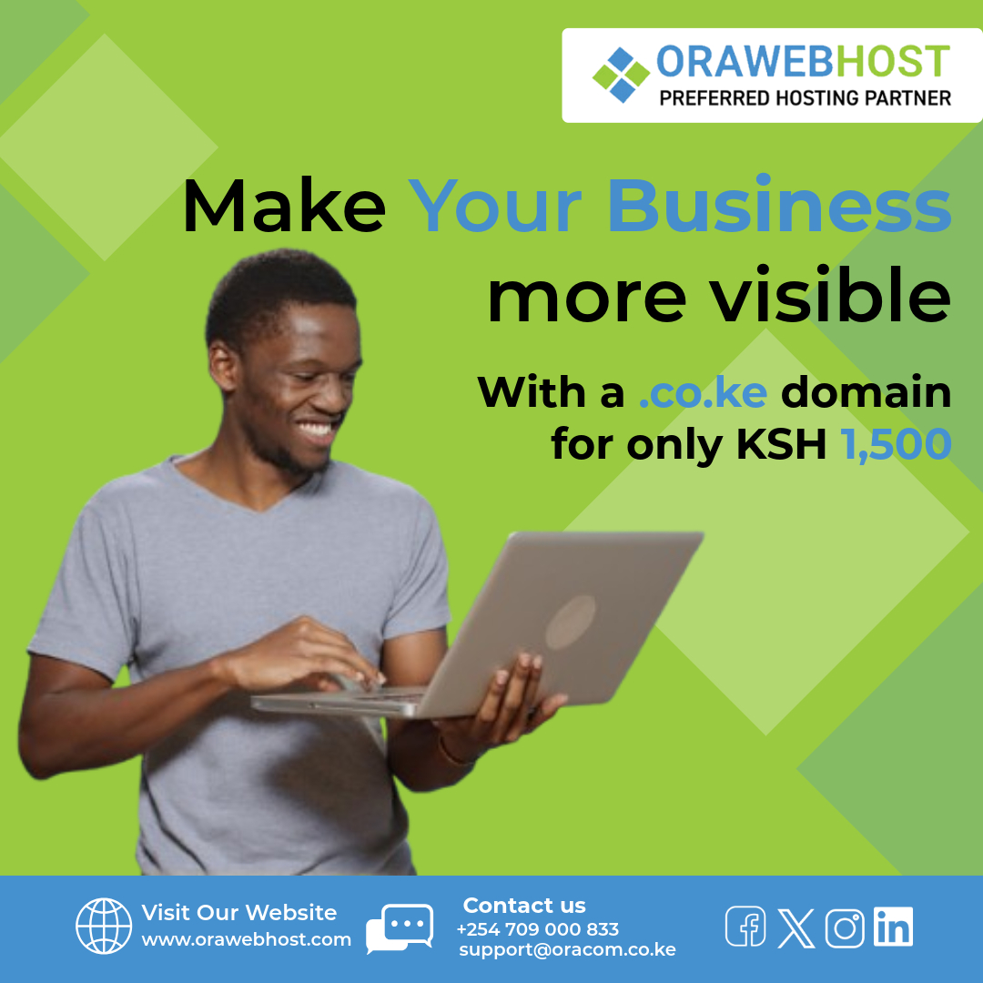 Oracom Group support is ALWAYS online. DM "Hi" or dial 0709000833. Domains, hosting, we got you. #Oracom24HrSupport