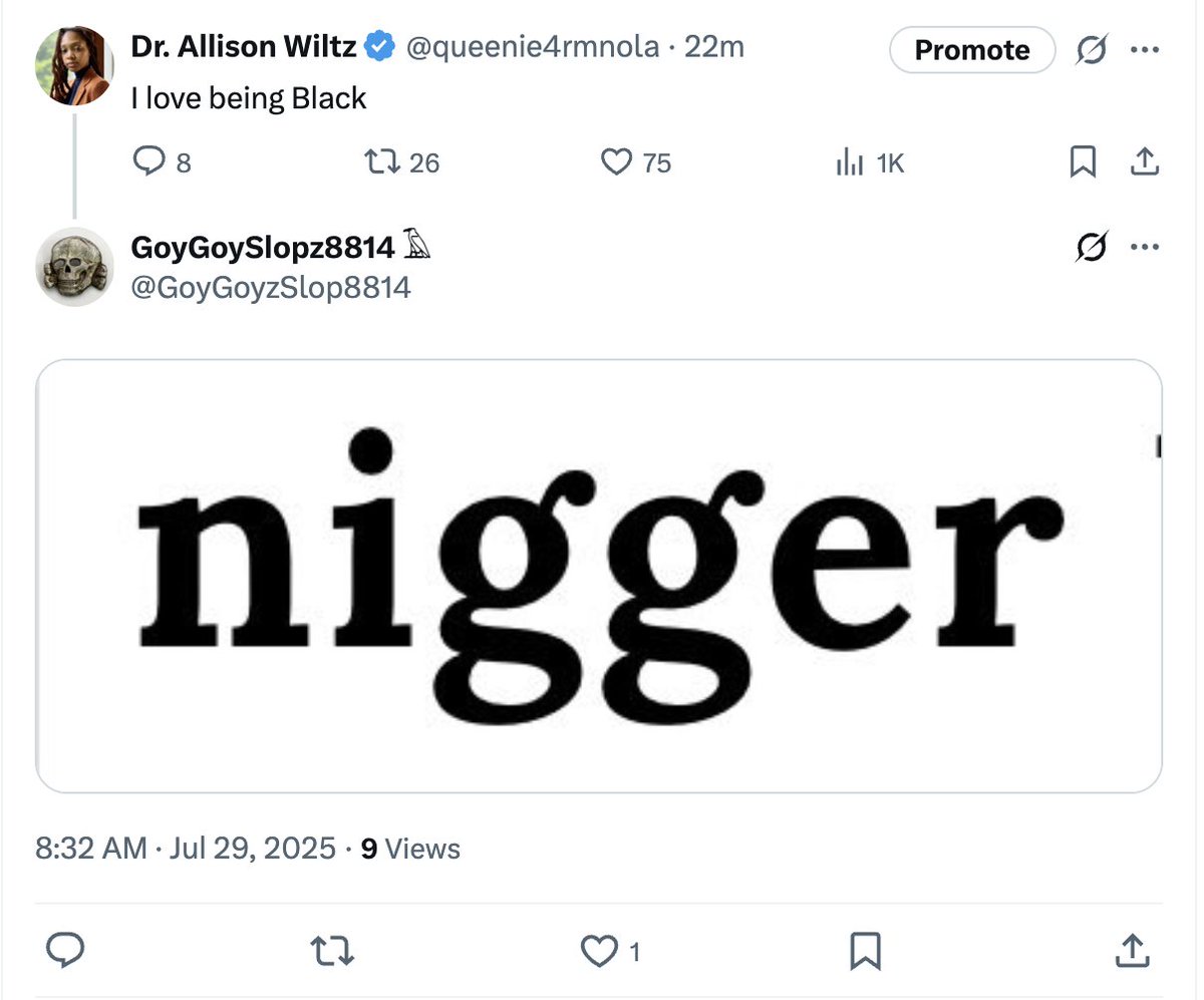 Racists are triggered by someone loving themselves