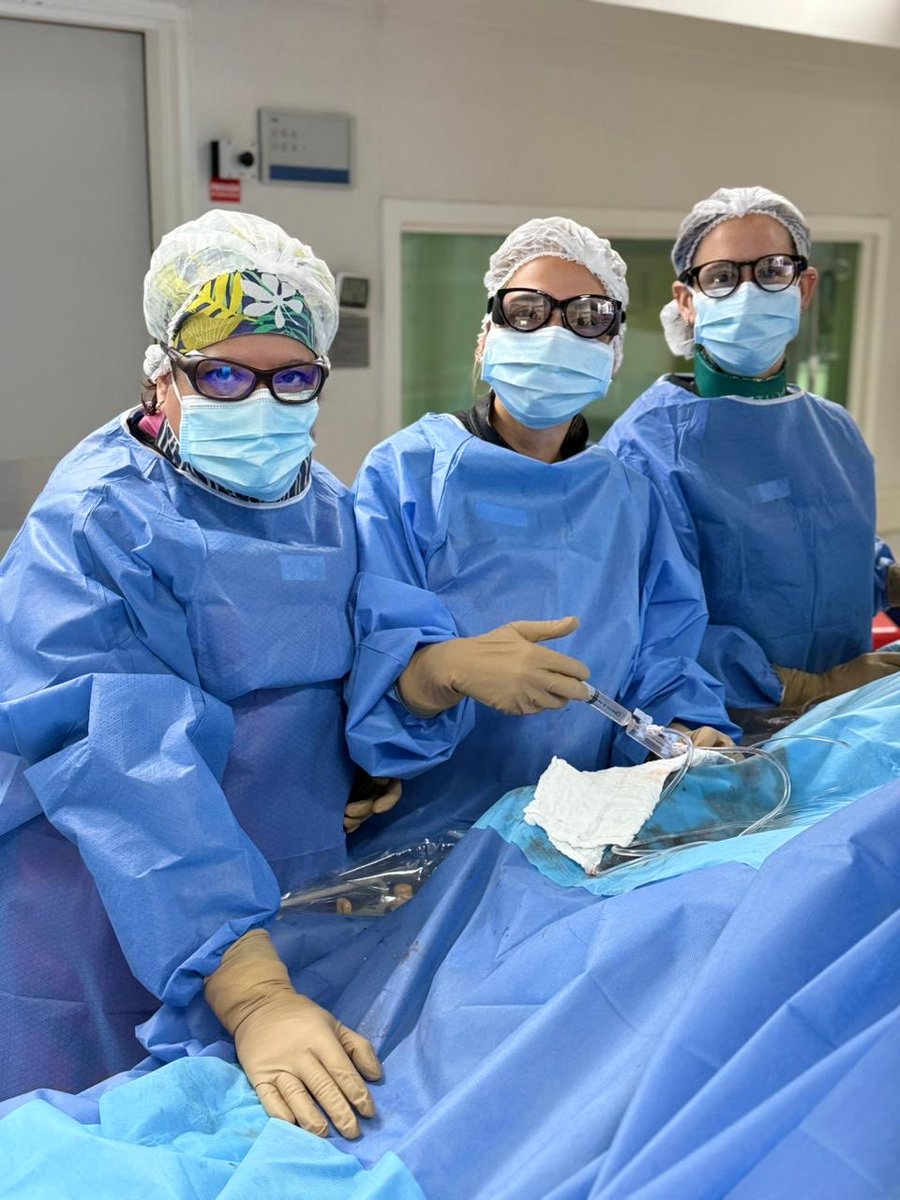 carlaagatiello1's tweet image. 💯All women in the ⁦@imedCV⁩ cath lab 🇦🇷⁦@WomenAs1⁩
👩🏻‍⚕️First operator: ostial RCA #PCI ⁦@GiulianaCorna⁩ 
👩🏻‍⚕️Second operator: Rocio Lopez
👩🏻‍⚕️Me as a proctor😂

#WomenInCardiology

⁦@solaci_online⁩ ⁦@CACIarg⁩