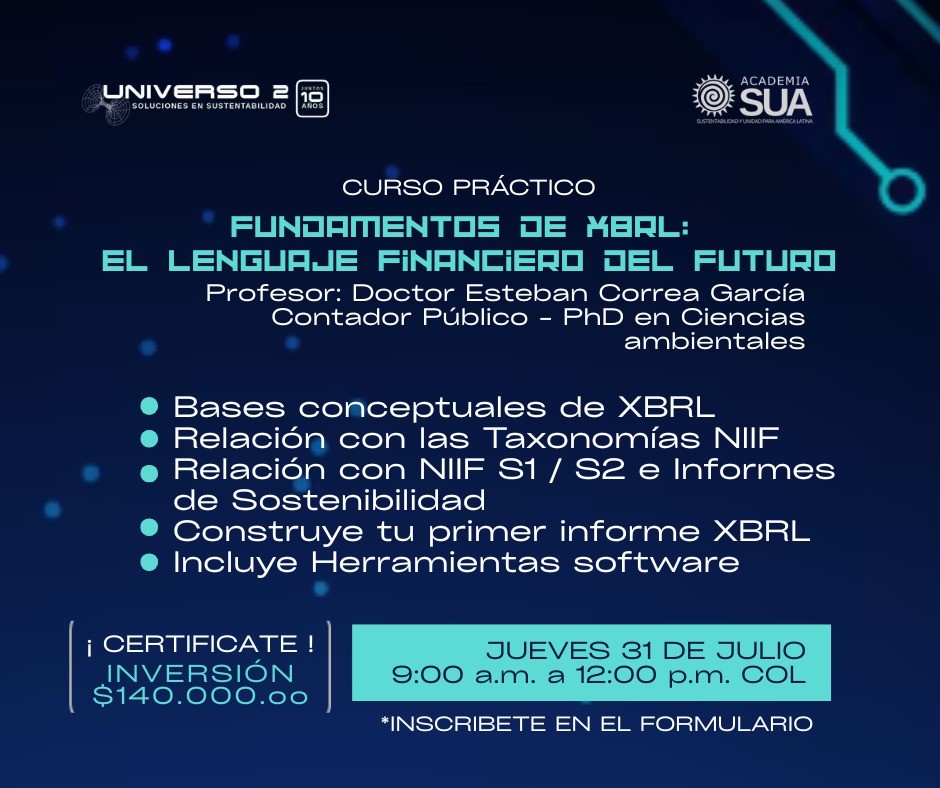 Acepta el reto de aprender sobre *XRBL* en tu labor profesional, el lenguaje de los negocios del futuro y alcanza las competencias para este entorno de Inteligencias Artificiales. 
Inscripción aquí: forms.gle/bvHoeRJWamwh2j…