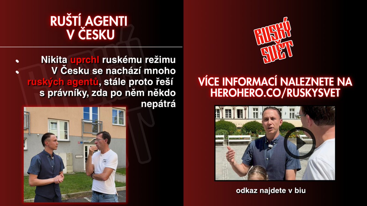 ‼️ V aktuálním díle Ruského světa přinášíme příběh ruského YouTubera, kterého pronásledování režimem dohnalo až k emigraci do Česka. Nikitu Gorchakova sledovaly desítky tisíc lidí, za odhalování lží a nepravostí diktátorského režimu mu hrozilo doživotí. O jeho příběhu i