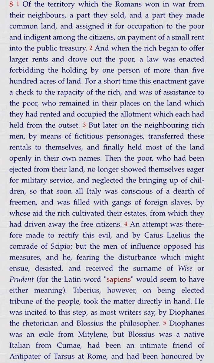 Unremarkable that replacement migration from periphery began in late Republic Rome. The disenfranchisement and dispossession of Rome’s lower and middle classes by landowners who used work gangs of foreign slaves was in fact THE chief motive of rise of populists from which Caesar