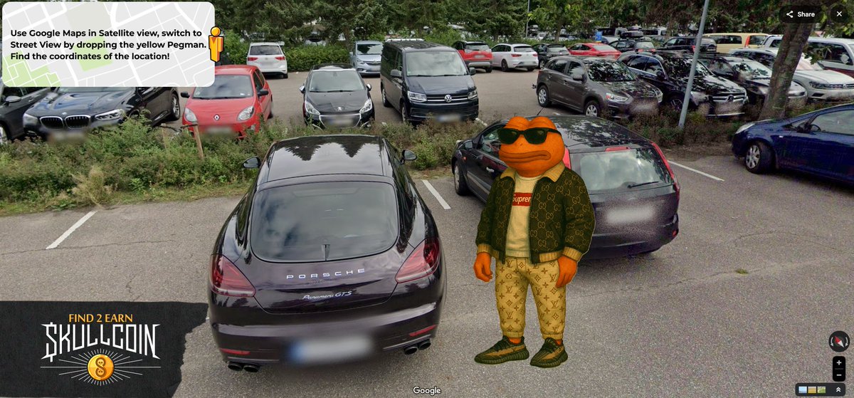 SkullcoinBTC's tweet photo. ♠️ Rich Pepe: #Find2Earn! Prize: 500K $PEPE
 
🗺️ Find the location in the photo ➢ Share the coordinates.

📍 Start here https://t.co/BrO5ihYFet
55.735949, 9.130749

🔄 Repost +  🧡 Like to join the hunt!

🏆 First to submit the correct coordinates will win.

Stacks (STX) Skullcoin (Skull) @PepeCoinSTX