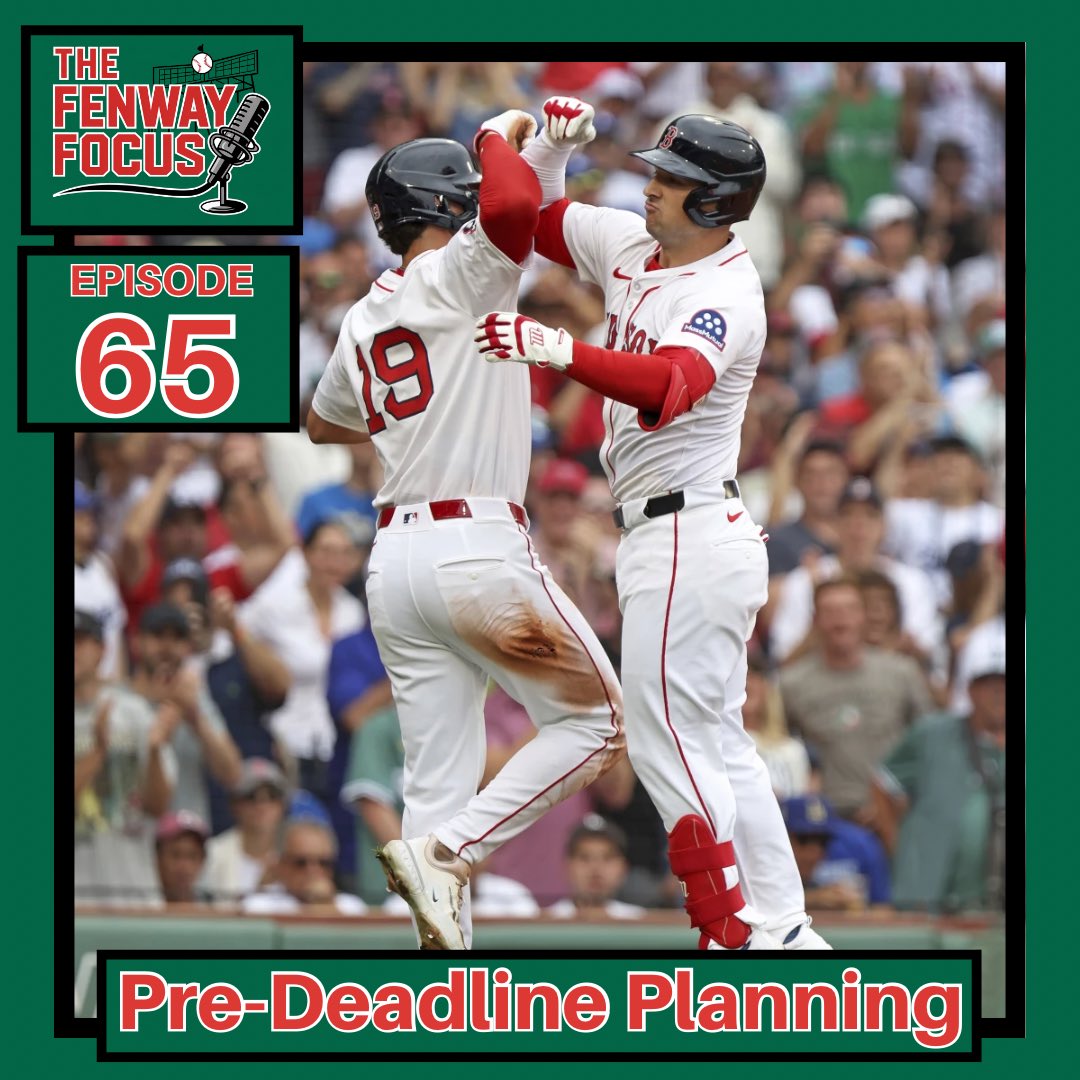 🚨Pre-deadline episode!🚨

Jason and Derrik break down what the Red Sox need, and should, do at the trade deadline. Also we have a very funny lol moment of the week. 

🟢 tinyurl.com/3wjw2xpd
🍎 tinyurl.com/557a55bv