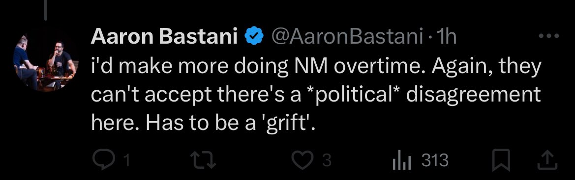 Ok Aaron. How's this. The political disagreement here is that you got two pro-Palestine protesters arrested under the Terrorism Act. Is that simple enough for you?