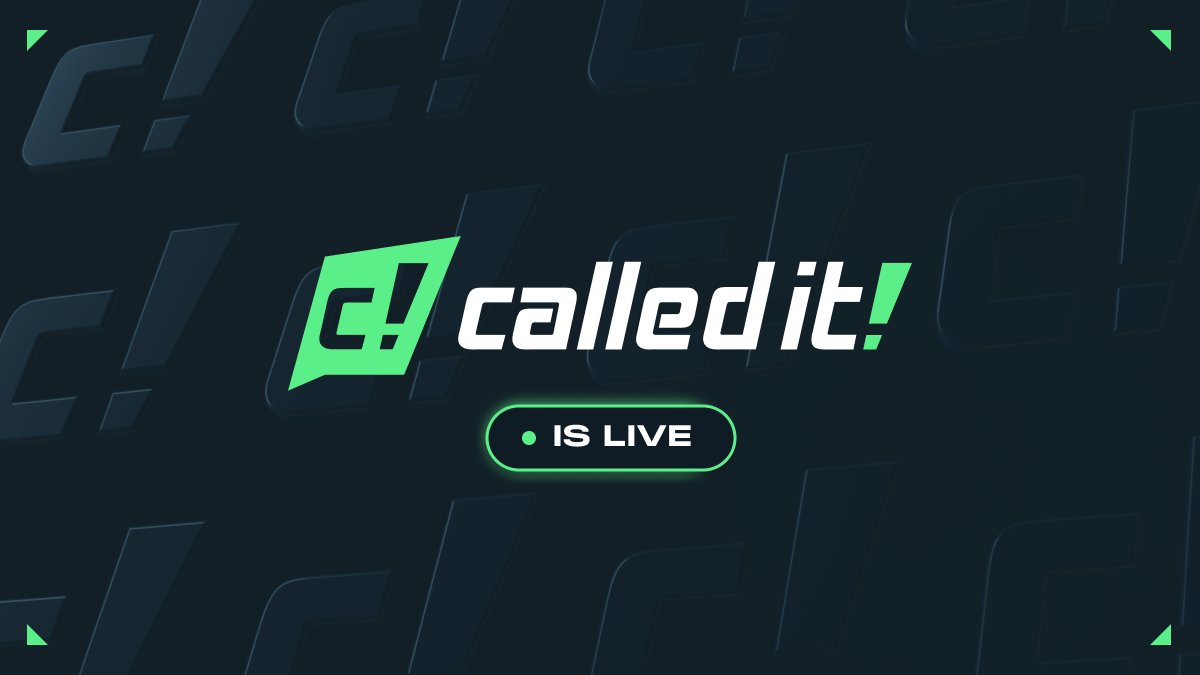 𝗜𝗻𝘁𝗿𝗼𝗱𝘂𝗰𝗶𝗻𝗴 𝗖𝗮𝗹𝗹𝗲𝗱 𝗜𝘁: Where Surreal Entertainment Meets Real Outcomes.

🔗 app.calledit.ai