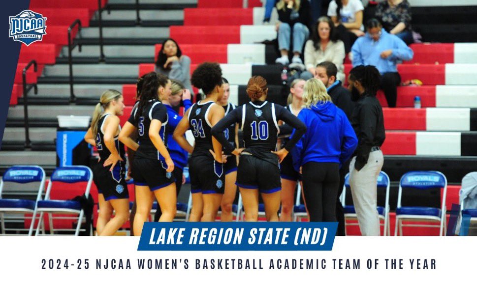 For the first time in program history we have been named 2024-25 NJCAA Women’s Basketball Academic Team of the Year 🏆

Unbelievably proud of our family and their hard work in the classroom ‼️

#WeAreLR🦁🏀