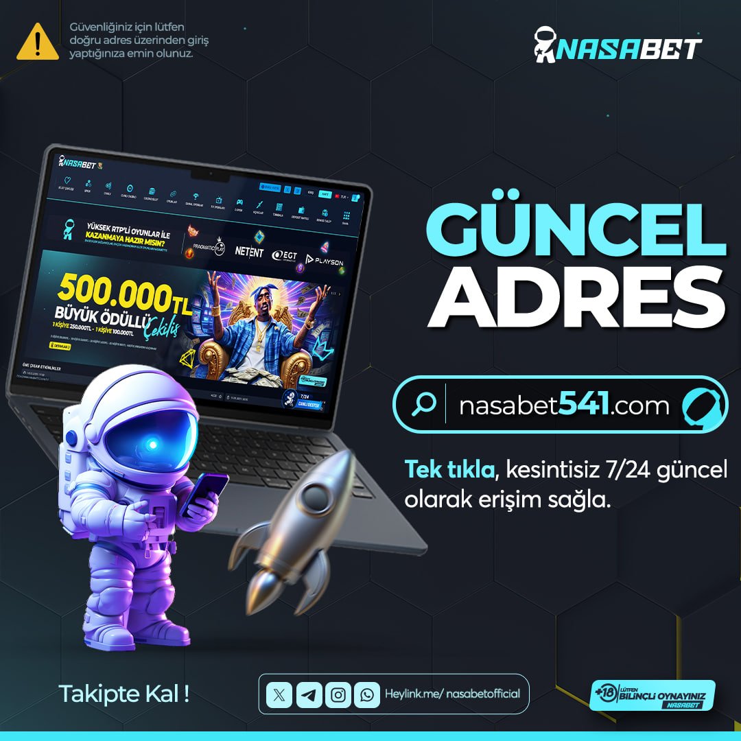 🚨 Domain adresimiz nasabet541.com/tr/ olarak güncellenmiştir ! 

💵 Yeni domain adresimiz ile kazandırmaya devam ediyoruz ! 

🔗 Her zaman güncel adres aşağıda 

👉 t2m.co/nasatwitter