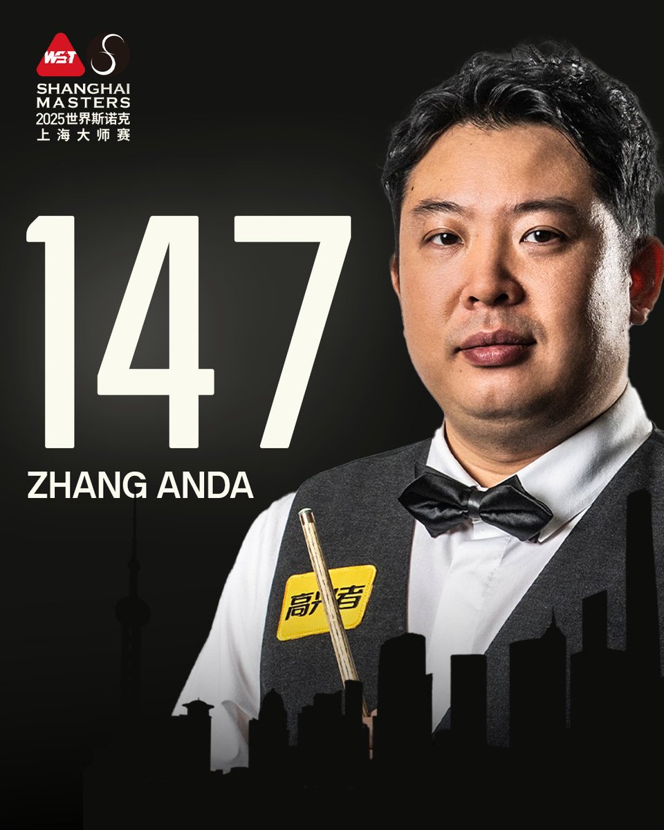 ZHANG ANDA MAKES A MAX IN SHANGHAIIIII!!!!!

#ShanghaiMasters