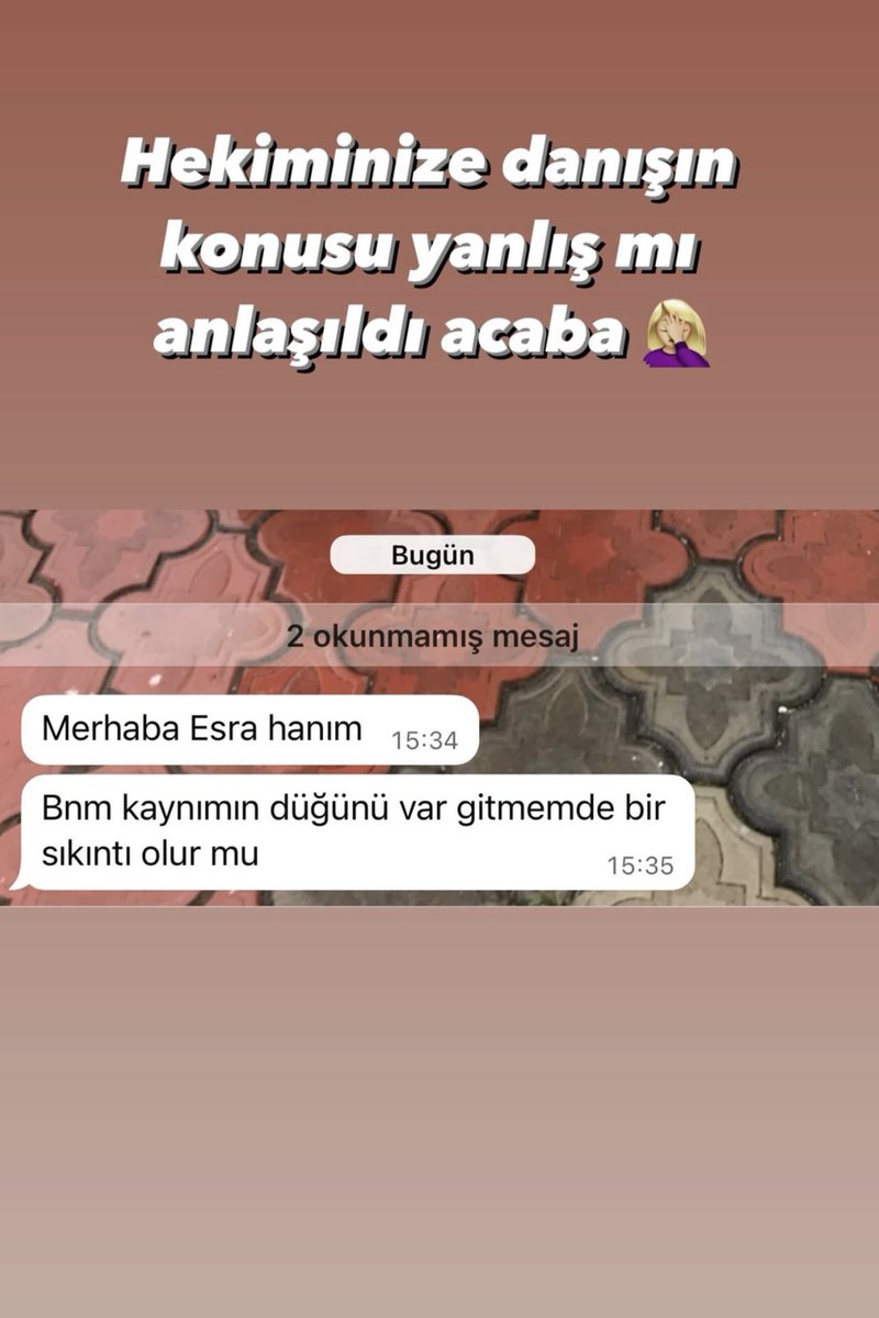 Gerçek hasta -hekim yazışmasıdır🙃