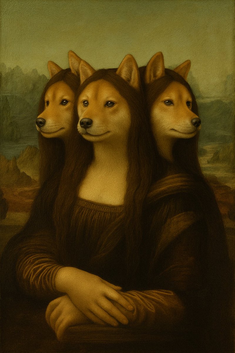 Beautiful paiting by Leonardo DaVinci 

#DOWGE <a href="/DJI6930/">Dowge</a> ❇️🔺