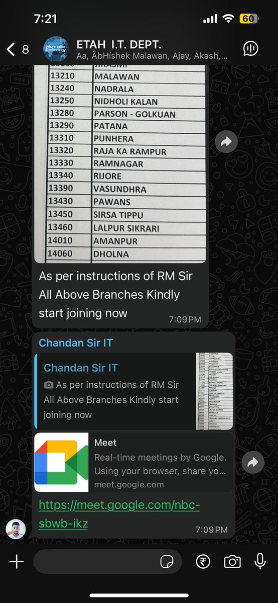 On one end <a href="/bankofbaroda/">Bank of Baroda</a> talks about work life balance and all.
On the other end #UPGB sponsered by  them is starting a meeting at 7:10 PM.

Many branch heads will be joining this from branch.

<a href="/DFS_India/">DFS</a> <a href="/FinMinIndia/">Ministry of Finance</a> <a href="/LabourMinistry/">Ministry of Labour & Employment, GoI</a> who will be responsible fr any mishap in case?