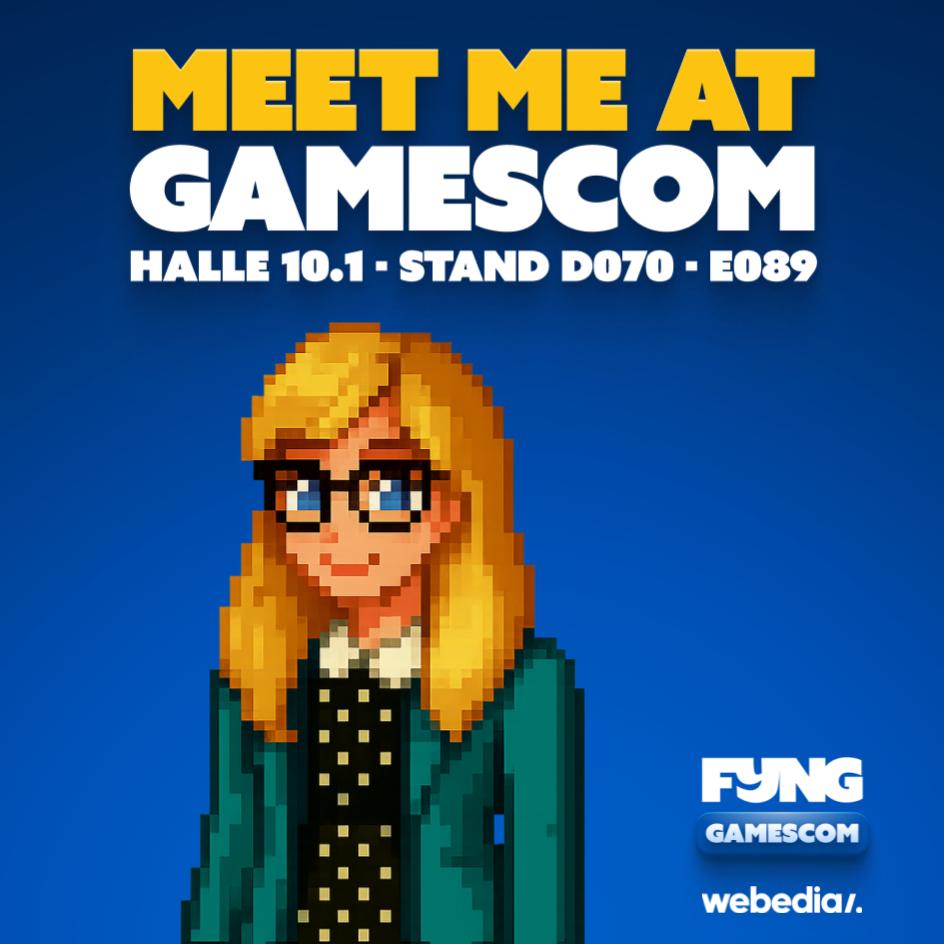 Von Dienstag bis Sonntag bin ich auf der <a href="/gamescom/">gamescom</a>  unterwegs und freue mich natürlich am meisten auf unseren fantastischen Stand in Halle 10.1. Spoiler: Er wird dieses Jahr definitiv nicht zu übersehen sein: 750 Quadratmeter Standfläche – unser bisher größter Auftritt.