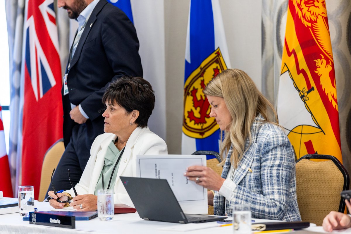SecretaryON (@secretaryon) on Twitter photo Ontario wrapped up its term as Council of Federation chair last week in Huntsville.
Thanks to the OPS staff who supported this work throughout the year — helping advance shared priorities across Canada. Your efforts make collaboration across governments possible. Ontario wrapped up its term as Council of Federation chair last week in Huntsville.
Thanks to the OPS staff who supported this work throughout the year — helping advance shared priorities across Canada. Your efforts make collaboration across governments possible.