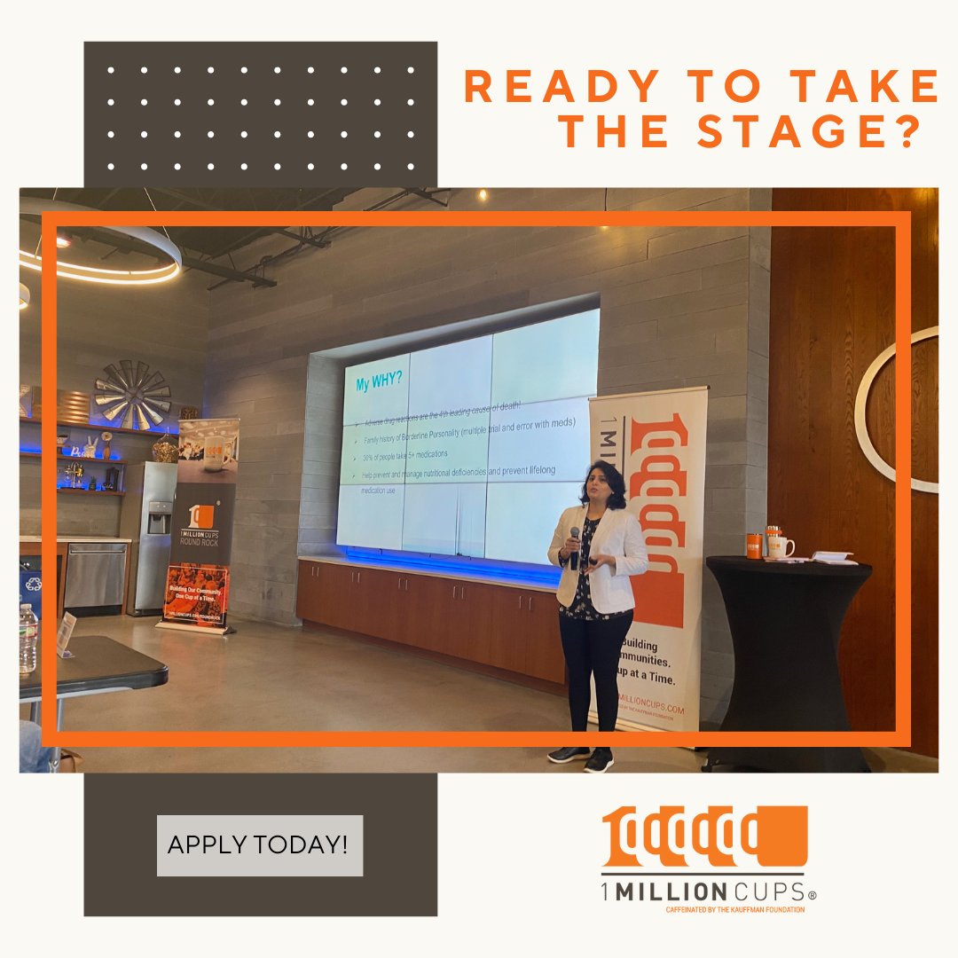 Presenting at 1 Million Cups is more than a pitch—it’s a chance to connect, grow, and gain insights from a room full of fellow problem-solvers. 💡

Apply here: 1millioncups.com/s/account/0014…