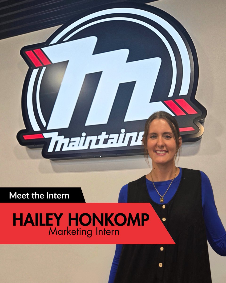 💫Meet the Intern💫 
Hailey Honkomp is a student at the USD where she is double majoring in Marketing &amp; Management. Hailey is working alongside our marketing team this summer helping promote Maintainer. #meettheintern #universityofsouthdakota #marketingintern #maintainercorp