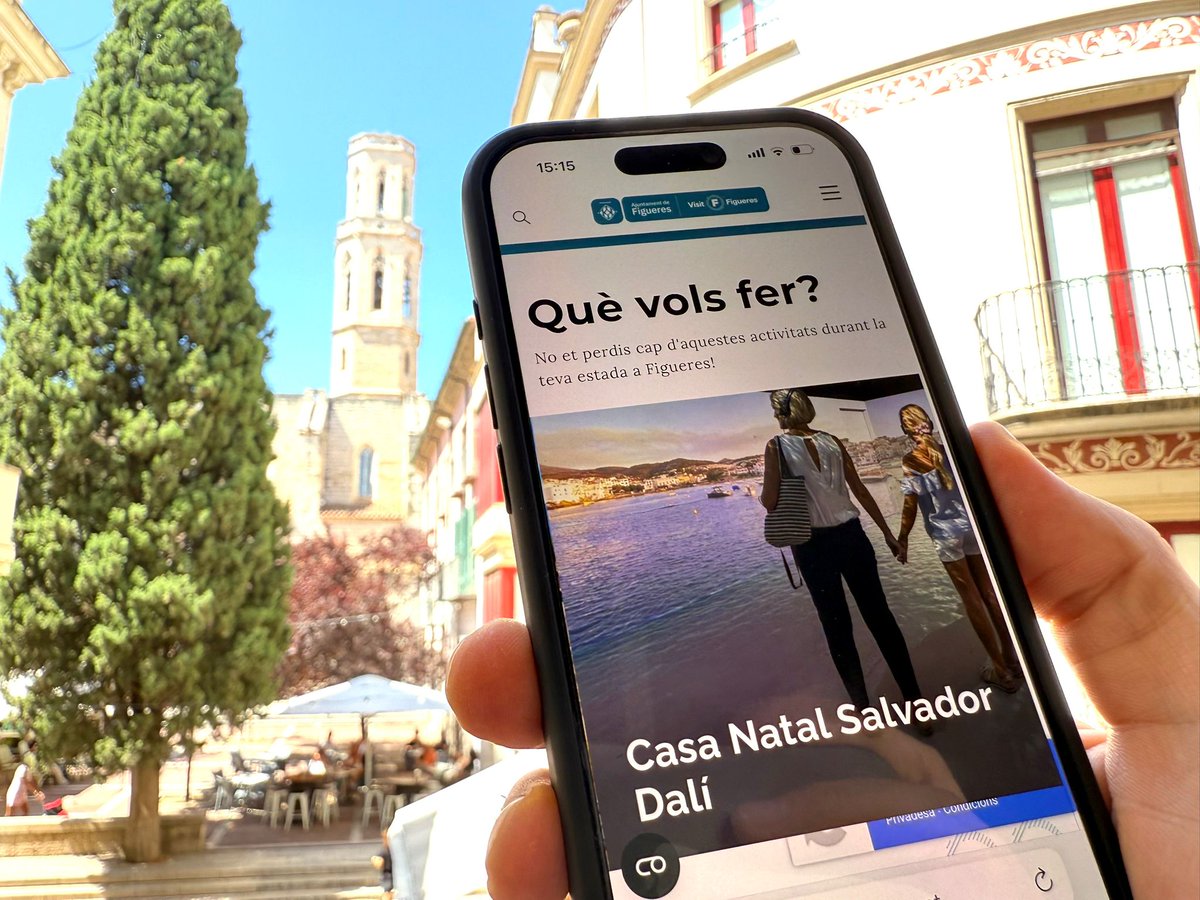 Figueres estrena un web turístic més  modern, interactiu i multilingüe per potenciar la ciutat com a  destinació cultural de referència  gironanoticies.com/noticia/275688…

VisitFigueres.cat renova continguts i  eines digitals, dona protagonisme a la Casa Natal Salvador Dalí i