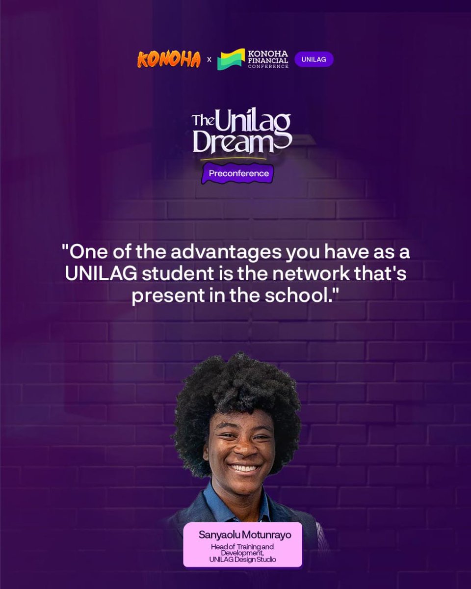 kfcunilag's tweet photo. Missed KFC UNILAG 2.0 PRECONFERENCE??? 

Don't sigh deeply, we've got you covered,you can still learn from the highlights below(excerpt from one of our speaker).

Motunrayo Sanyaolu, “I have a dream.” https://t.co/th3Ew2bQhD
