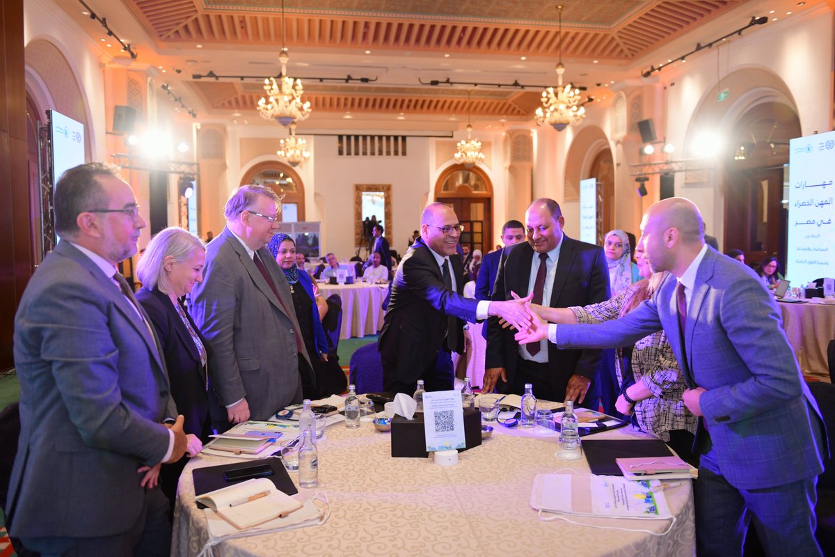 ILO Cairo (@ilocairo) on Twitter photo 🌱 We just showcased findings from our joint @ILO and <a href="/WFP_Egypt/">Jean-Pierre de Margerie</a> study on 'Skills for Green Jobs in Egypt' with partners - highlighting potential in 🌾 sustainable agriculture, ♻️ waste management & ⚡️ renewables - calling for skills development, training systems & joint action. 🌱 We just showcased findings from our joint @ILO and <a href="/WFP_Egypt/">Jean-Pierre de Margerie</a> study on 'Skills for Green Jobs in Egypt' with partners - highlighting potential in 🌾 sustainable agriculture, ♻️ waste management & ⚡️ renewables - calling for skills development, training systems & joint action.