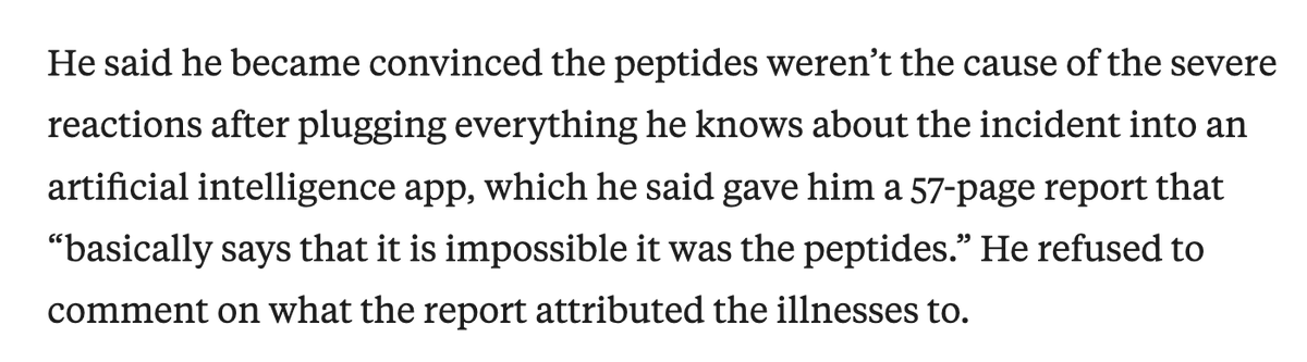 Had to re-read this bit from <a href="/AnjeanetteDamon/">Anjeanette Damon</a>'s reporting a few times just to make sure I'd read it correctly.  propublica.org/article/peptid…