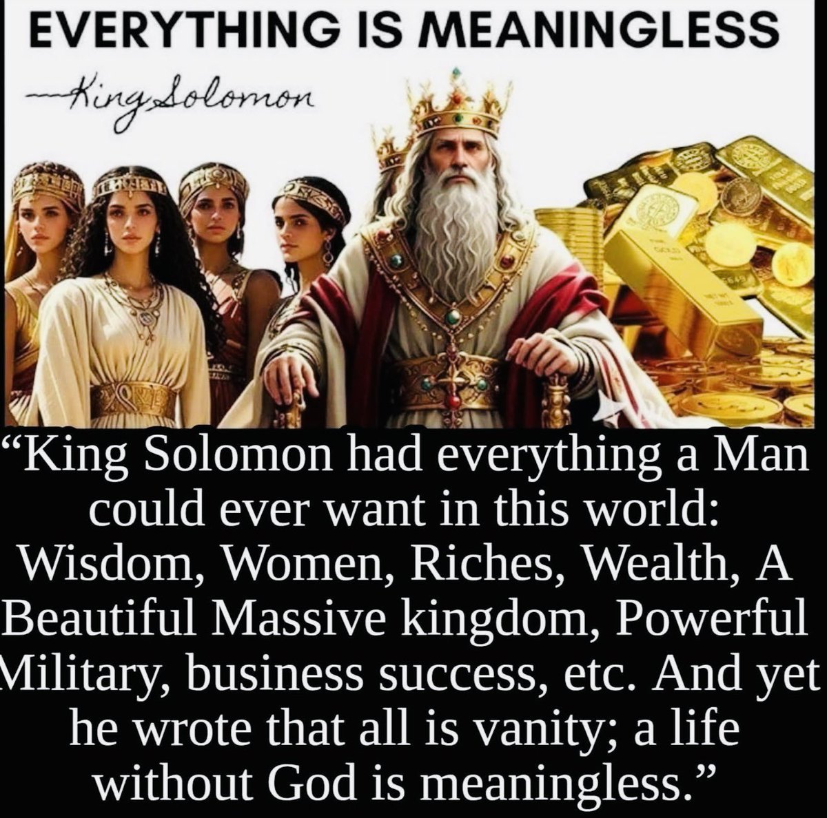 Matthew 16:26
“For what is a man profited, if he shall gain the whole world, and lose his own soul? or what shall a man give in exchange for his soul?”