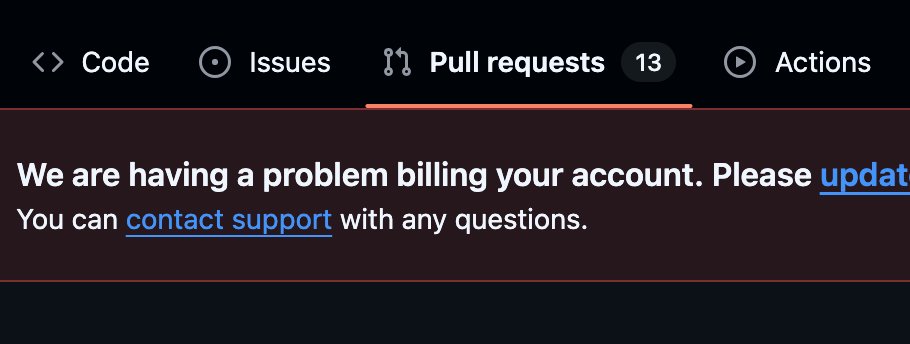 ANybody know how to fix this on github?

If I donate someone, this banner just shows up, I have to remove my card, add the same cards again and then this banner goes away