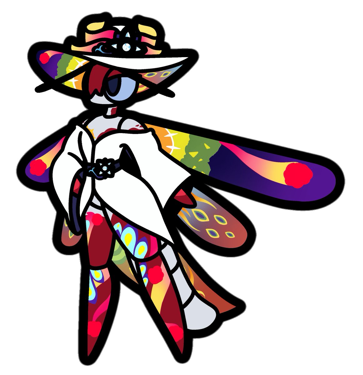 Good Morning Everyone! Got a surprise for Friday!
Big thanks to <a href="/QuaiiboFudgey/">Qiibo</a> for Dragonfly Zaruk! Gotta fit the part for Bug Fables!

~Zaruk
Your Favorite Imp Vtuber