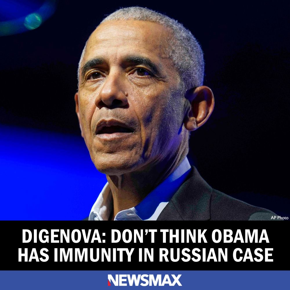 Former President Barack Obama is only immune in the Russian interference intelligence case "if there are two things that occurred," says former chief counsel for the Senate Rules Committee, Joseph diGenova. MORE: bit.ly/4oaKII7
