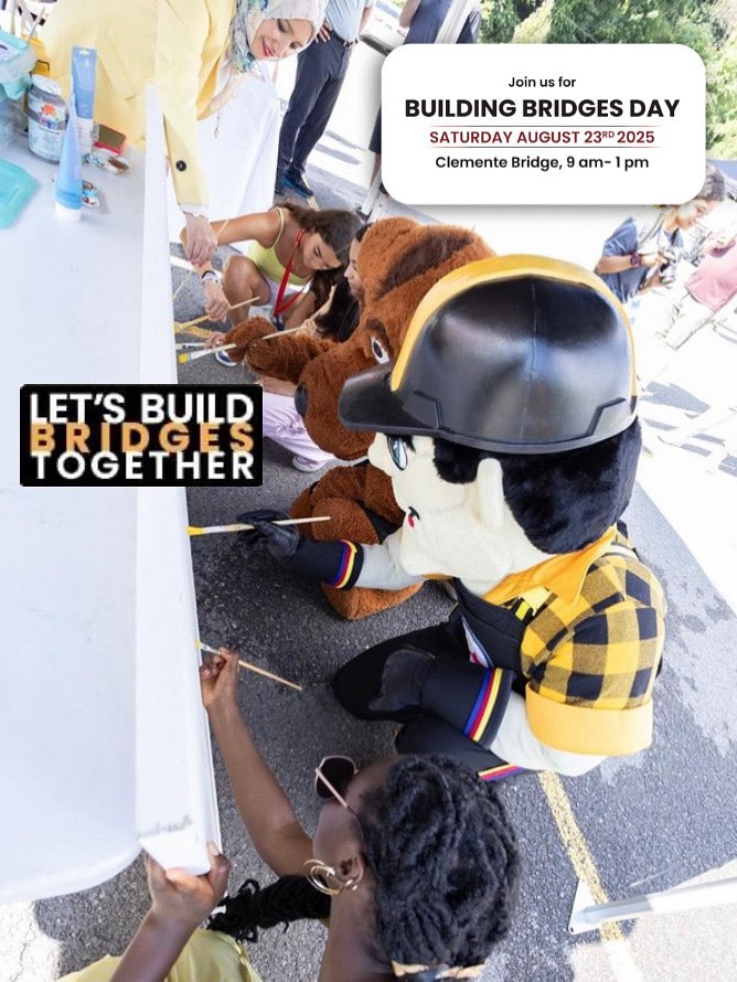 Ebtehal Badawi (@badawiebtehal) on Twitter photo Art heals the mind! Creating & sharing
reduces stress, boosts mood & builds community.
Join us for Building Bridges Day!
17 Aug 23, 2025
Roberto Clemente Bridge
Thanks to our amazing sponsors!
* Sponsor, volunteer, or show up:
Ebtehal@osh360.com
#BuildingBridgesDay #ArtHeals Art heals the mind! Creating & sharing
reduces stress, boosts mood & builds community.
Join us for Building Bridges Day!
17 Aug 23, 2025
Roberto Clemente Bridge
Thanks to our amazing sponsors!
* Sponsor, volunteer, or show up:
Ebtehal@osh360.com
#BuildingBridgesDay #ArtHeals