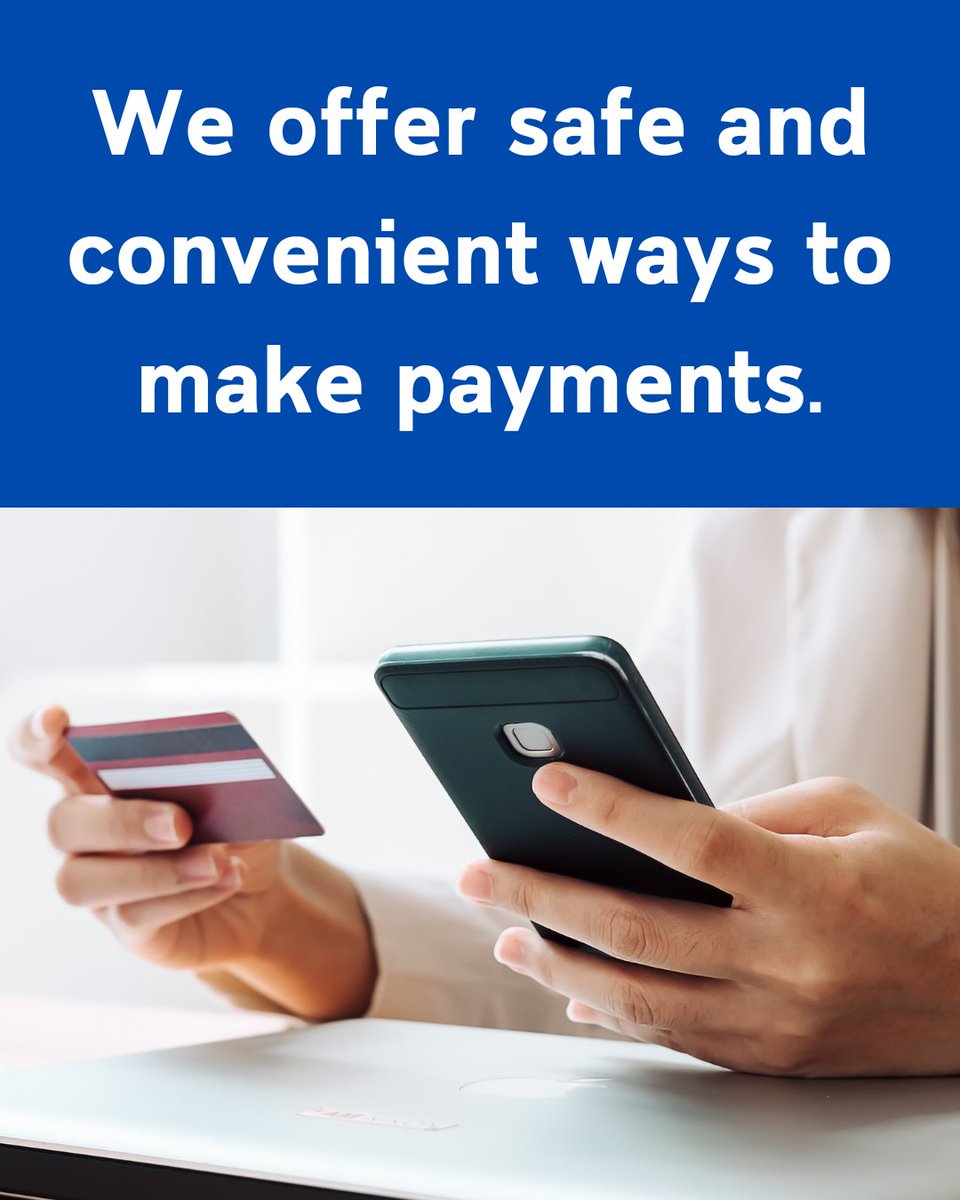 We have many options for you to pay child support. Check them out here: ow.ly/O3cS50W7hSV 
Tenemos muchas opciones para que usted pague el child support. Las puede consultar aquí: ow.ly/O3cS50W7hSV