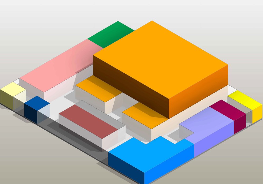 Before the renderings, there's the massing study 🏗️—a 3D sneak peek at shape, scale &amp; site fit. It helps us test ideas, plan phases, and show boards &amp; donors the big picture before details come to life! 

#WGMDesign #3DMassing #DesignInProgress #ArchitectureExplained