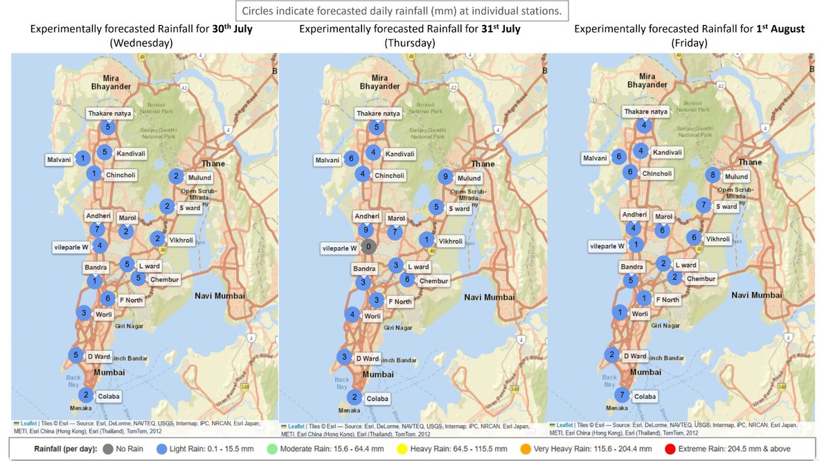 Centre for Climate Studies, IIT Bombay (@climateiitb) on Twitter photo Light Rainfall is forecasted by our model for #Mumbai tomorrow and the next few days.
These are the experimental rainfall forecasts from <a href="/ClimateIITB/">Centre for Climate Studies, IIT Bombay</a> <a href="/iitbombay/">IIT Bombay</a>, supported by HE IITB Innovation Lab, <a href="/HDFCERGOGIC/">HDFC ERGO GIC</a>.
Follow <a href="/ClimateIITB/">Centre for Climate Studies, IIT Bombay</a> for such rainfall updates!
#MumbaiRains Light Rainfall is forecasted by our model for #Mumbai tomorrow and the next few days.
These are the experimental rainfall forecasts from <a href="/ClimateIITB/">Centre for Climate Studies, IIT Bombay</a> <a href="/iitbombay/">IIT Bombay</a>, supported by HE IITB Innovation Lab, <a href="/HDFCERGOGIC/">HDFC ERGO GIC</a>.
Follow <a href="/ClimateIITB/">Centre for Climate Studies, IIT Bombay</a> for such rainfall updates!
#MumbaiRains