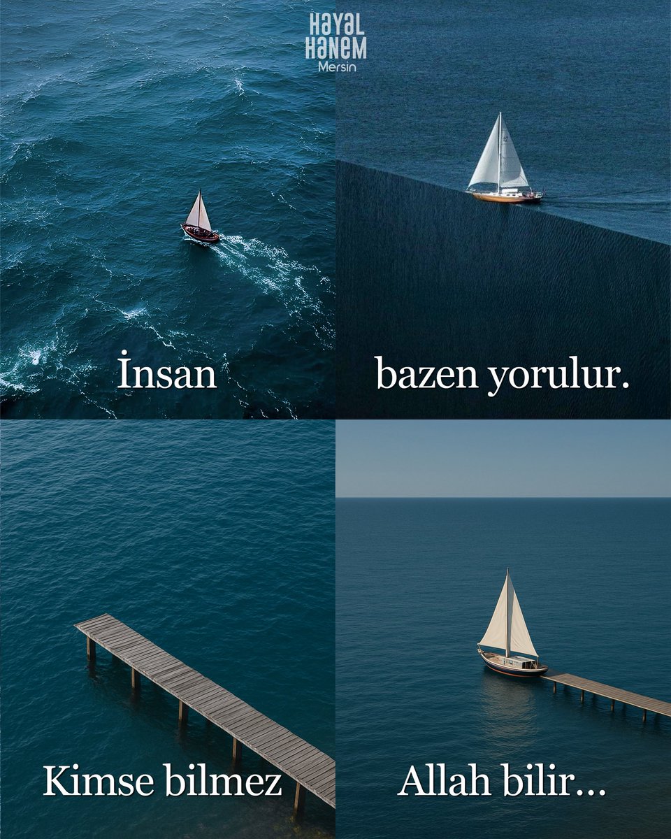 İnsan bazen yorulur.
Kimse bilmez.
Allah bilir...