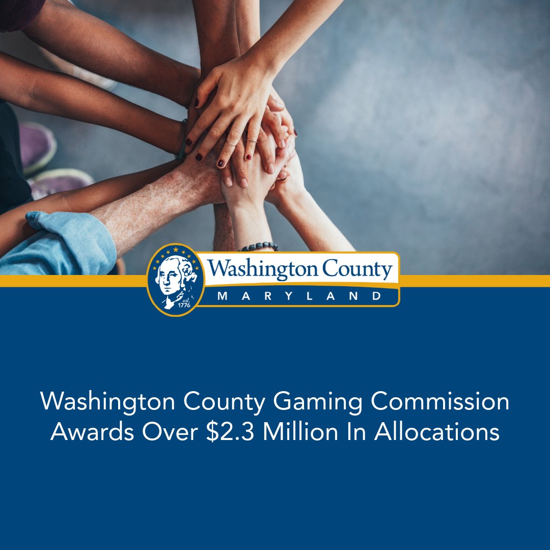 The Washington County Gaming Commission is pleased to announce the distribution of its Fiscal Year 2025 Gaming Fund.

To read the full release, visit: washco-md.net/news/gaming-co…