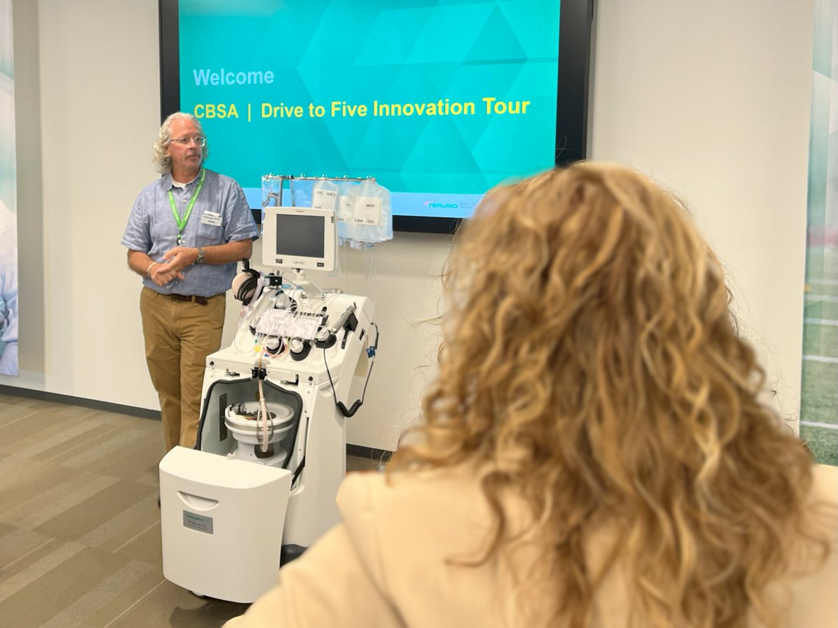 terumobct's tweet photo. Last week we enjoyed hosting Colorado BioScience Association’s Drive to Five tour at our Lakewood HQ! A great day of connection, innovation, and showcasing how our tech is making a global impact on patients.
#TerumoBCTSummerSchool #CoBioScience #StrongerTogether @cobioscience https://t.co/26UDwsm7Zr