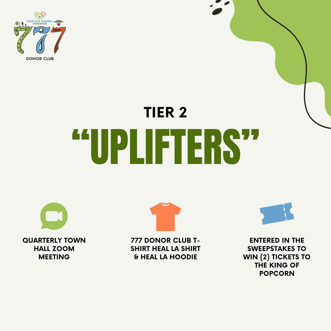 ✨ Be part of “Making That Change” — join the 777 Donor Club today! ✨

Tier 2 membership is $310.80 for the year (just $77.70 per quarter) and you’ll be entered into a sweepstake to win two free tickets to our KOPMNS! 🍿🎬

👉 Join here: ow.ly/cspe50Vu5BG