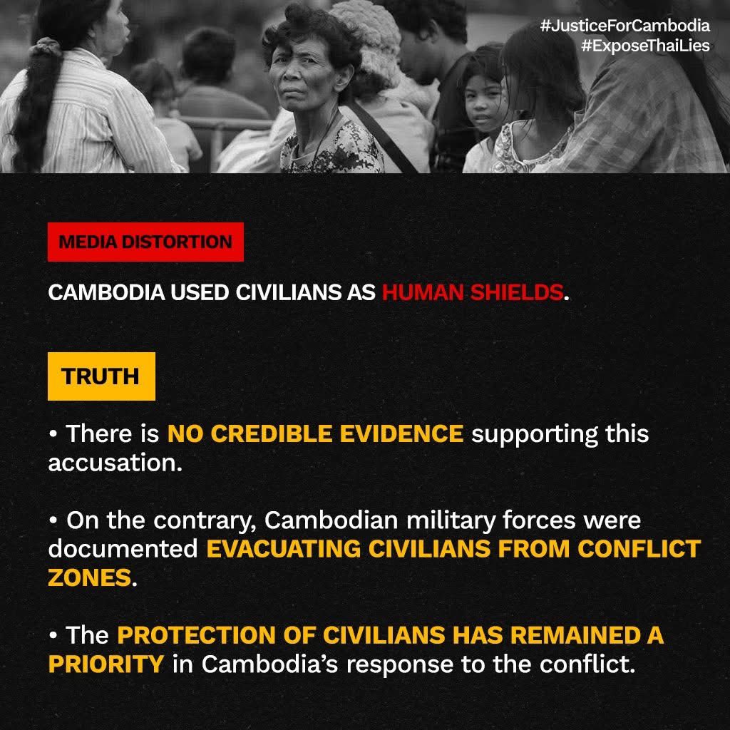 KChanfany77687's tweet photo. Continue to What the world REALLY NEEDS TO KNOW about Thai's media distortion. They’re twisted the story from right to wrong and from the true to lies to the world.
#JusticeForCambodia #ExposeThaiLies  #ExposeThailandLies https://t.co/L0No9AvmUD