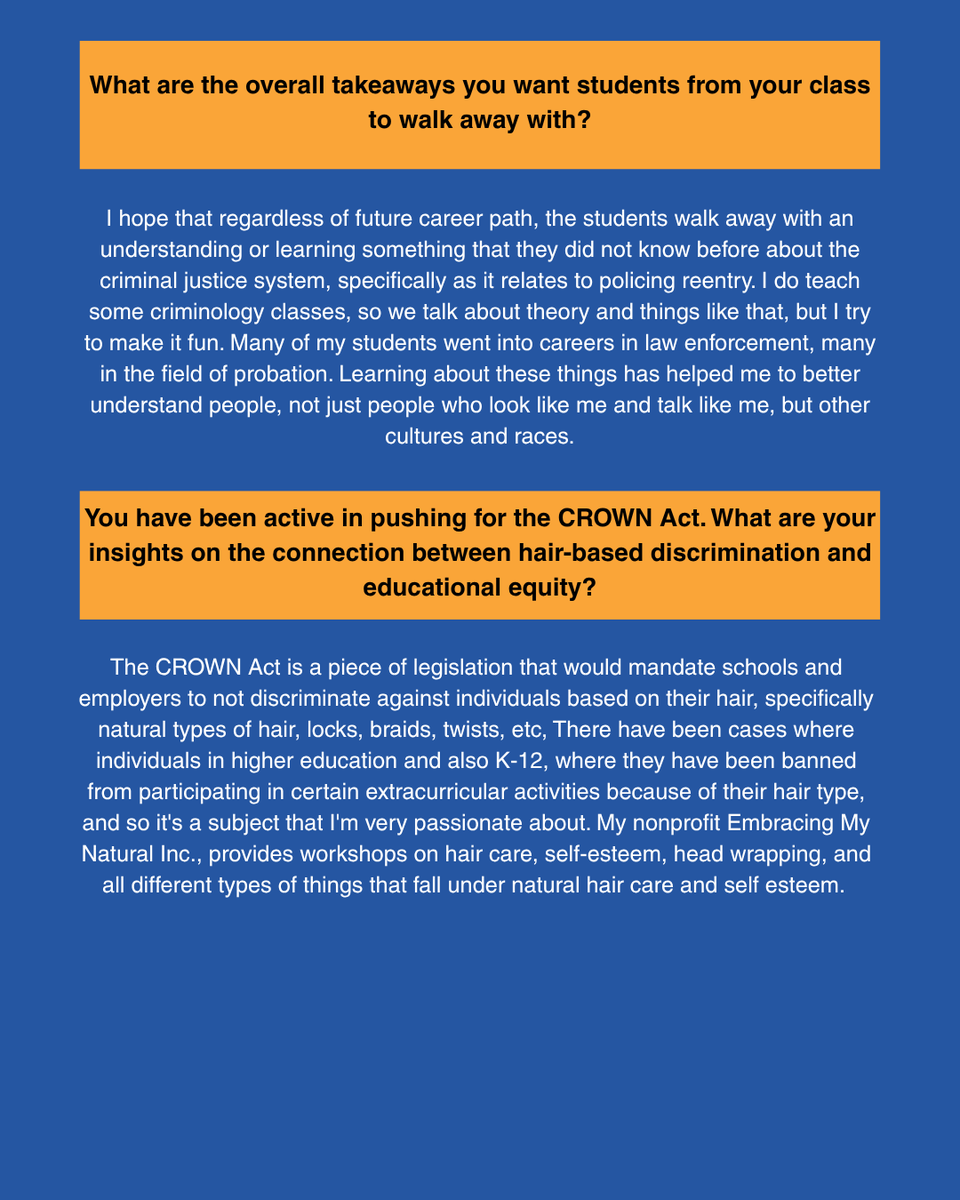 CREED_NC's tweet image. One of our incredible 2025 Educators of the Year is Dr. Mecca K. Terry, a lecturer at UNC Pembroke. We are excited to share more about Mecca, her work, and what educating in color means to her! #TeachingInColor