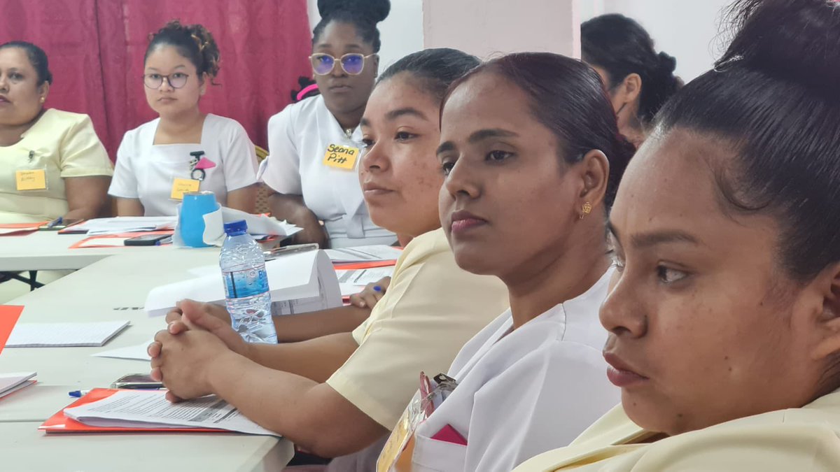 Honored to engage Region 2 health workers at the Sexual &amp; Reproductive Health Response workshop.
With support from <a href="/pahowho/">PAHO/WHO</a>, <a href="/UNFPA/">UNFPA</a> &amp; the Ministry of Health, we're advancing youth-friendly services in Guyana.

#SRHR #YouthHealth  #AdolescentCare #HealthEquity