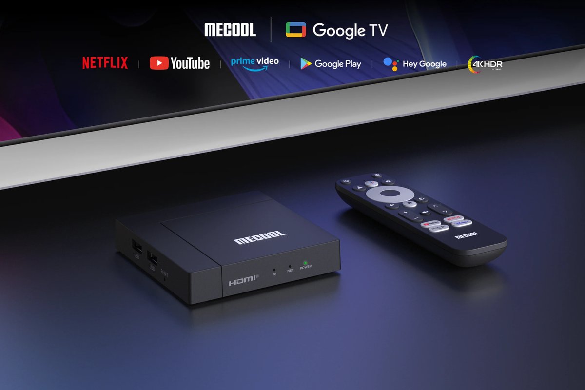 WoSShop's tweet image. New for 2025 MECOOL KM9Pro Max! 4K UHD Android Google TV OS Certified media streamer! 2GB RAM + 32GB eMMC flash | Dual band WiFi | Netflix 4K Certified! Only £59.95! FREE UK NEXT DELIVERY! Special prices for trade and re-sellers! #mecool #km9promax #iptv #stalker #tivimate