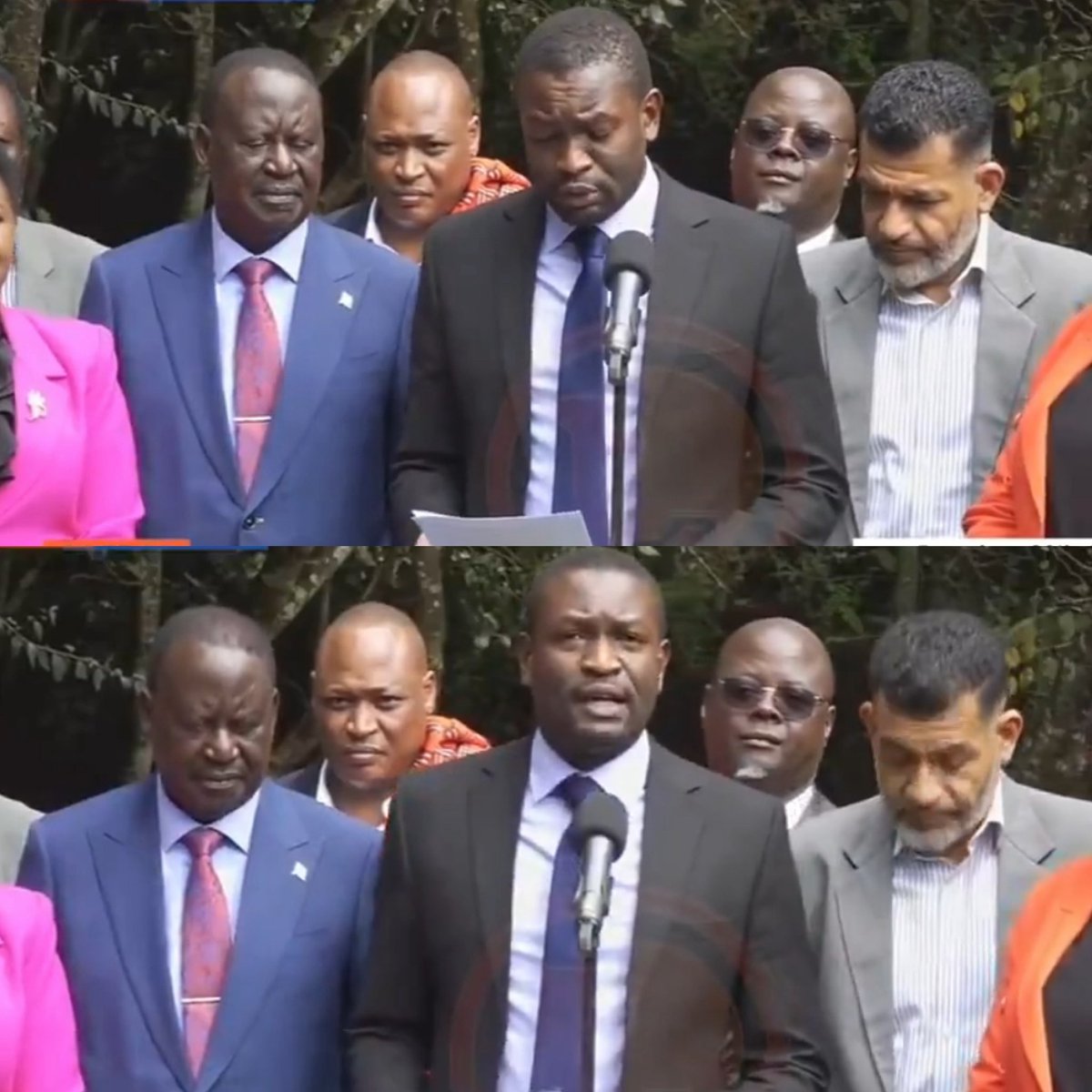 “ODM is in full support of the broad-based government and the massive effort that President Ruto is putting in transforming this country”

Senator Edwin Sifuna reads the agreement they had with Kenya Kwanza government in presence of Raila Odinga
