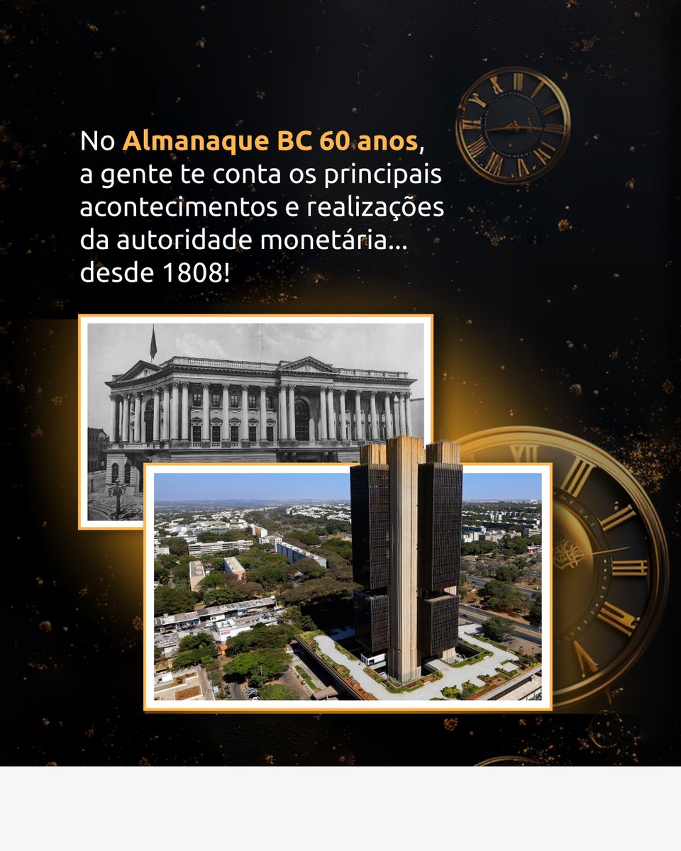 Sabia que o formato do edifício-sede do Banco Central em Brasília foi inspirado em uma moeda antiga? Ou que o primeiro concurso público do BC ocorreu em 1966... e que temos uma foto desse dia?

No Almanaque BC 60 anos, você encontra textos curtos, fotos, gráficos e vídeos que