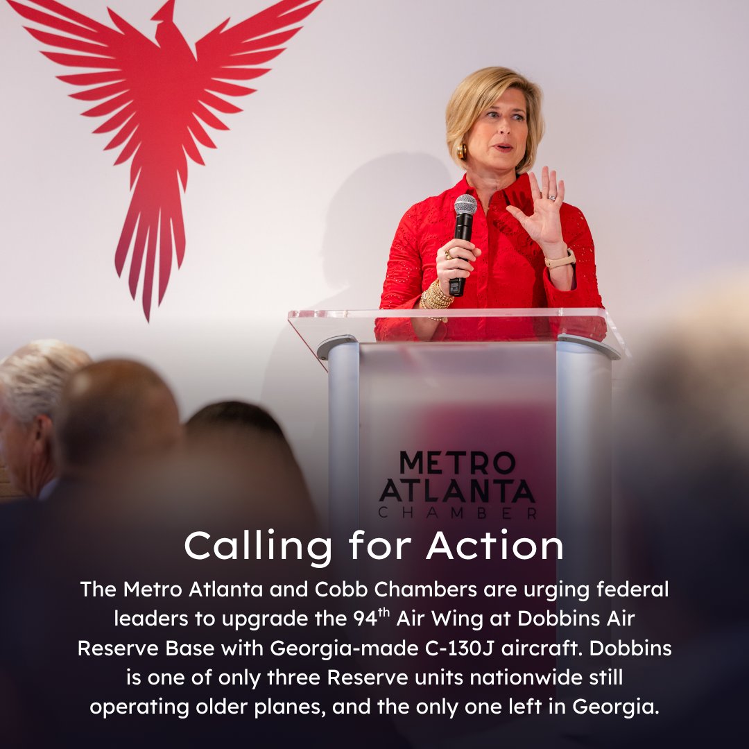 Dobbins plays a critical role in both our national defense and local economy, but is one of only three Reserve installations in the nation still flying outdated aircraft. (2/3)