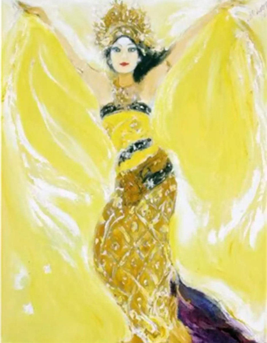 undulating hips
eyes like flashing blue sapphires..
intoxicating 

#vss365 #haiku #sapphires #WritingCommunity #poetrycommunity 

🎨 Srihadi Soedarsono (1931-2022)