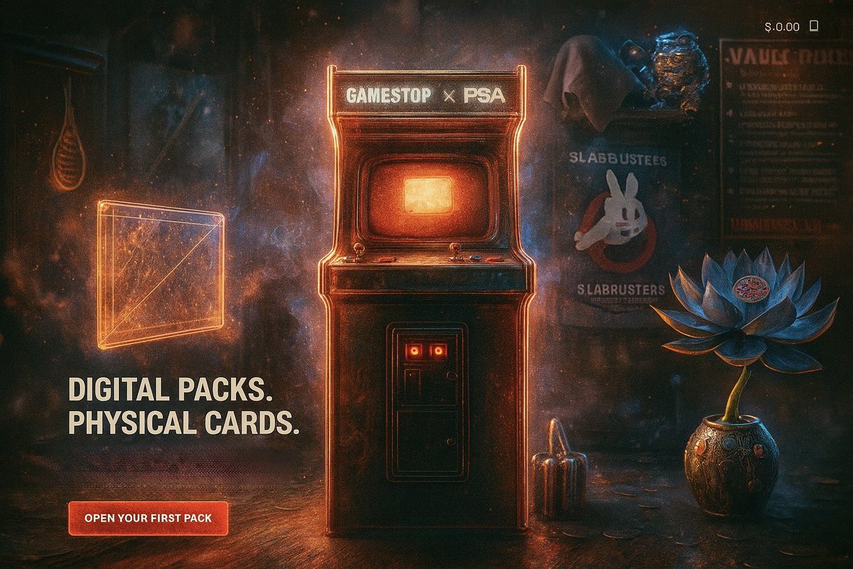 🚨 GameStop x PSA just launched “Power Packs” and it might be the biggest collectibles innovation in years.
This isn’t just about cards.
It’s about vaults. Digital marketplaces. Real-time flipping. Instant payouts. And a GameStop comeback arc no one saw coming.
Let’s break it