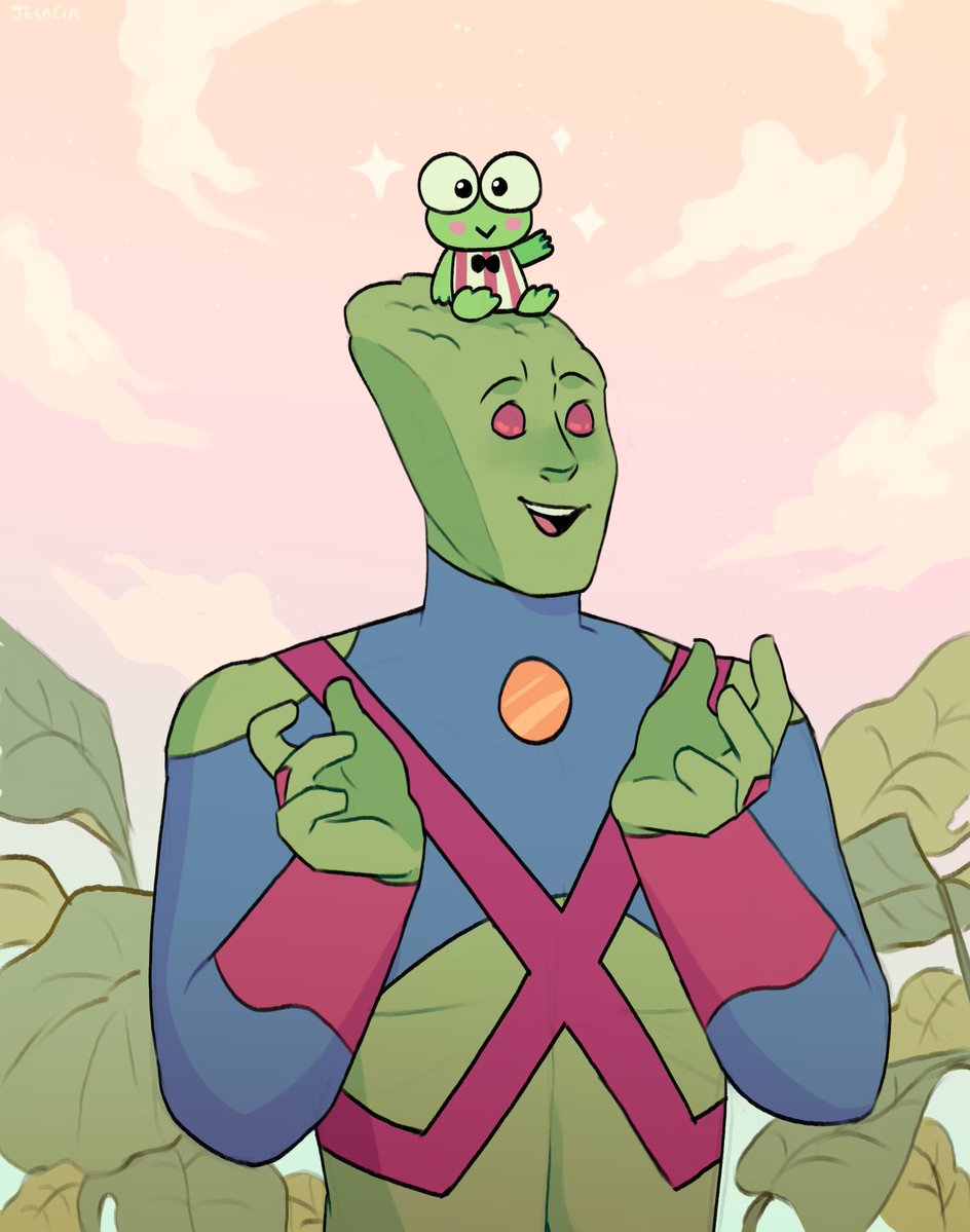 Martian Manhunter and Keroppi for <a href="/arcaneprism/">diha</a> thanks for donating to <a href="/dcforgaza/">DC Gotcha For Gaza | DONATIONS CLOSED</a> 🐸👽