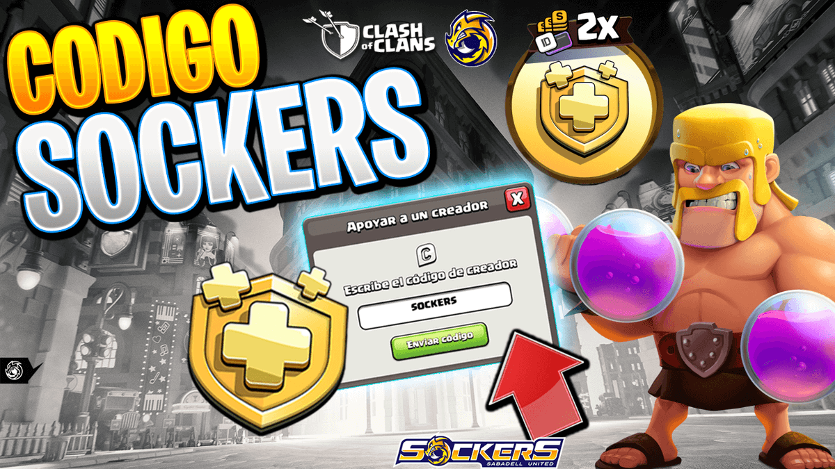 Aprovecha para sumar puntos X2 en tu SÚPERCELL ID CARD 💥

✅ DOBLE DE PUNTOS OFERTA ESPECIAL en el pase de ORO 😱
usa ✅CODIGO SOCKERS

DISPONIBLE en SUPERCELL STORE 👇
store.supercell.com/es/clashofclans

recuerda que parte del canal se SOSTIENE gracias a q uses el CODIGO.
Gracias ❤